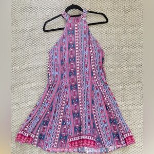 NWT Patrons of Peace High Neck Fir Flare Dress